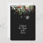 Kerstgroenen/Snowflakes/Vakantievrouw Aankondiging (Achterkant)