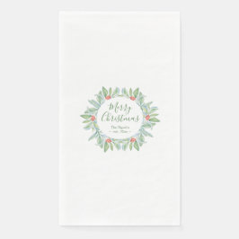 Kerstgroenerpapier Napkin Servet