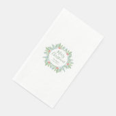 Kerstgroenerpapier Napkin Servet (Hoek)