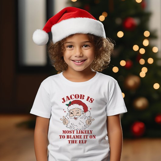 Kerstgroep het meest waarschijnlijk om aangepaste  t-shirt