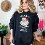 Kerstgroep het meest waarschijnlijk om aangepaste  trui<br><div class="desc">Voeg een speelse twist toe aan uw vakantiebijeenkomsten met onze kerstgroep "Most Likely To" Custom Funny Santa Sweatshirts. Deze gezellige en humoristische sweatshirts zijn een fantastische manier om lachen en personaliseren in je feestelijke vieringen te injecteren. Pas elk sweatshirt aan met een leuke en feestelijke uitspraak die de unieke kwaliteiten,...</div>