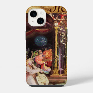 KERSTGROEP MET ENGELEN - MAGIE VAN KERST MIS monog iPhone 14 Hoesje