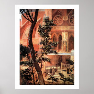 KERSTGROEP MET WITTE LELIES - MAGIE VAN KERST POSTER