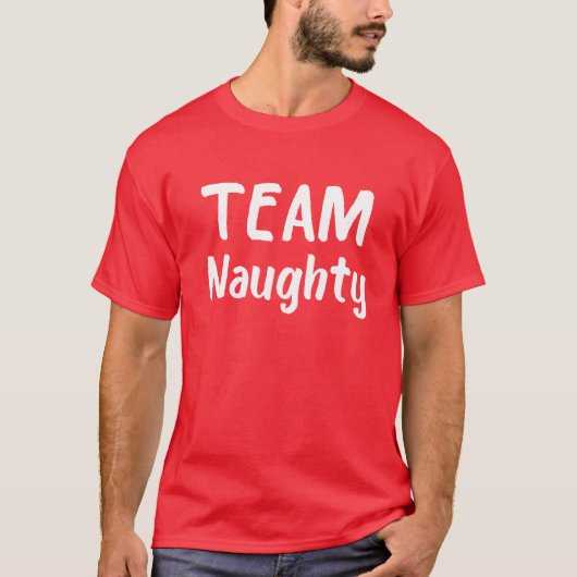 kerstgroep Pajamas-team T-shirt (Voorkant)
