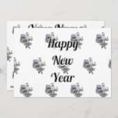 Kerstgroet aan je vriend  feestdagenkaart (Voorkant / Achterkant)