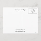 Kerstgroet Angel Feestdagenkaart (Achterkant)