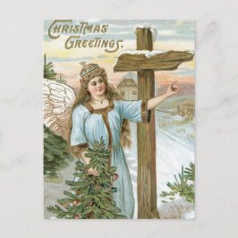 Kerstgroet Angel Feestdagenkaart