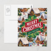 Kerstgroet Briefkaart (Voorkant / Achterkant)