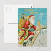  kerstgroet briefkaart (Voorkant / Achterkant)