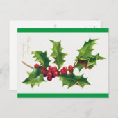 Kerstgroet Briefkaart (1906) (Voorkant / Achterkant)