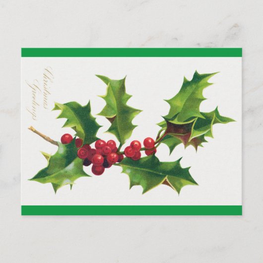 Kerstgroet Briefkaart (1906) (Voorkant)