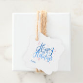 Kerstgroet Calligrafie Kerstcadeau Bedankjes Labels (In situ)