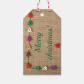 Kerstgroet Custom Gift Labels Cadeaulabel (Voorkant)