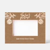 Kerstgroet Dennentak Aangepaste Tekst