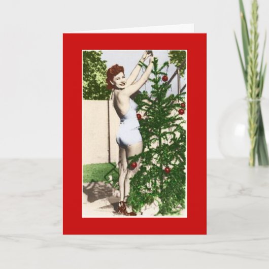 Kerstgroet Feestdagen Kaart (Voorkant)