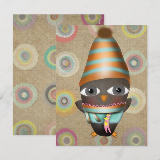 Kerstgroet Feestdagenkaart (Voorkant / Achterkant)