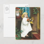 kerstgroet feestdagenkaart (Voorkant / Achterkant)