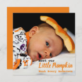 Kerstgroet Foto Geboorteaankondiging Kaart (Voorkant / Achterkant)