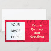 Kerstgroet Fotokaart Feestdagenkaart (Voorkant / Achterkant)