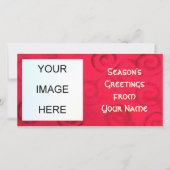 Kerstgroet Fotokaart Feestdagenkaart (Voorkant)