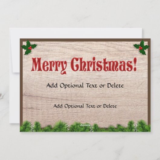 Kerstgroet in Nigeriaanse en alpiene geit Feestdagenkaart (Achterkant)