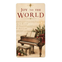 Kerstgroet in vintage stijl, klassieke muziek