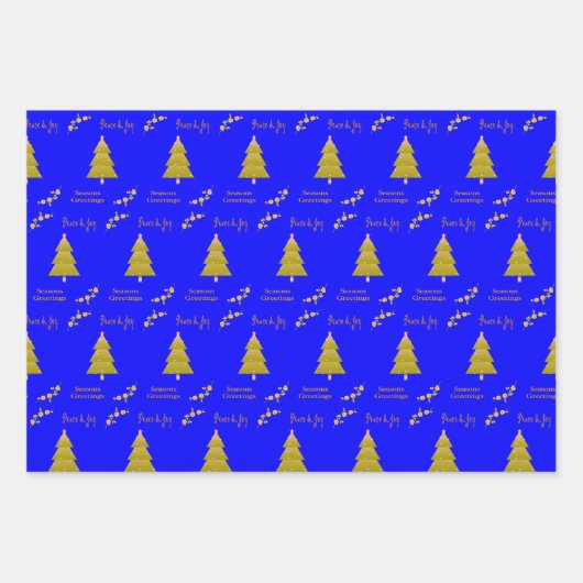 Kerstgroet Inpakpapier  (Voorkant 2)