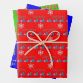 Kerstgroet Inpakpapier  (In situ)