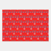 Kerstgroet Inpakpapier  (Voorkant)