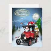 Kerstgroet kaart (Voorkant / Achterkant)