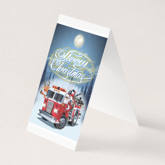 Kerstgroet kaart (Achterkant)