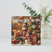 Kerstgroet Kaart (Staand voorkant)