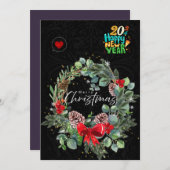 Kerstgroet kaart (Voorkant / Achterkant)