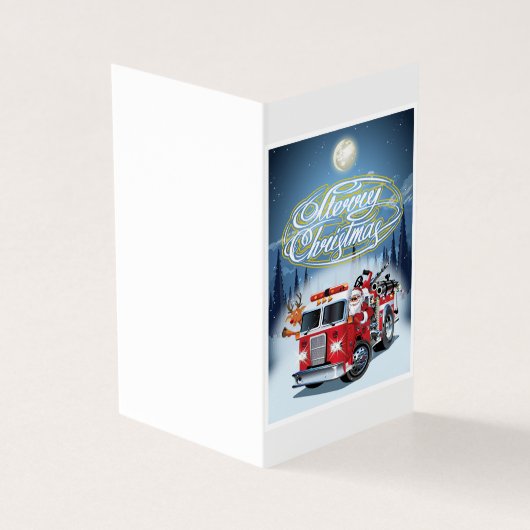 Kerstgroet kaart (Buitenkant)