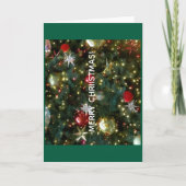 Kerstgroet kaart (Voorkant)