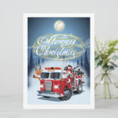 Kerstgroet kaart (Staand voorkant)