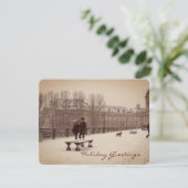 Kerstgroet kaart (Staand voorkant)
