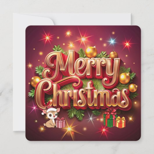 Kerstgroet Kaart (Voorkant)