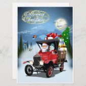 Kerstgroet kaart (Voorkant / Achterkant)