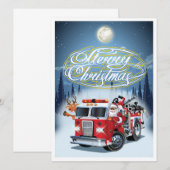 Kerstgroet kaart (Voorkant / Achterkant)