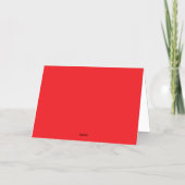 Kerstgroet kaart (Achterkant)