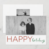 Kerstgroet Kaart (Voorkant / Achterkant)