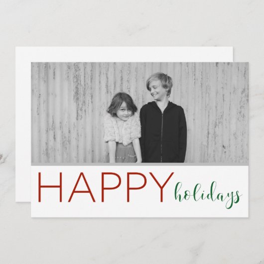 Kerstgroet Kaart (Voorkant / Achterkant)