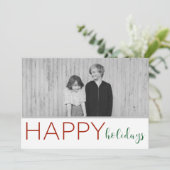 Kerstgroet Kaart (Staand voorkant)