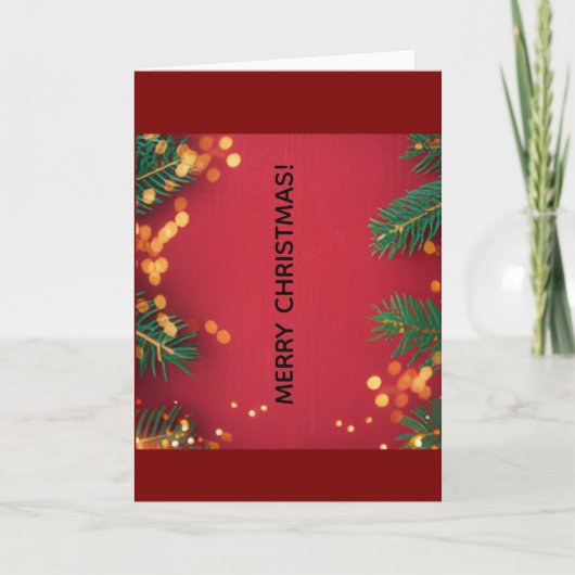 Kerstgroet kaart (Voorkant)
