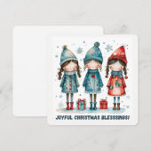 Kerstgroet Kaart (Voorkant / Achterkant)