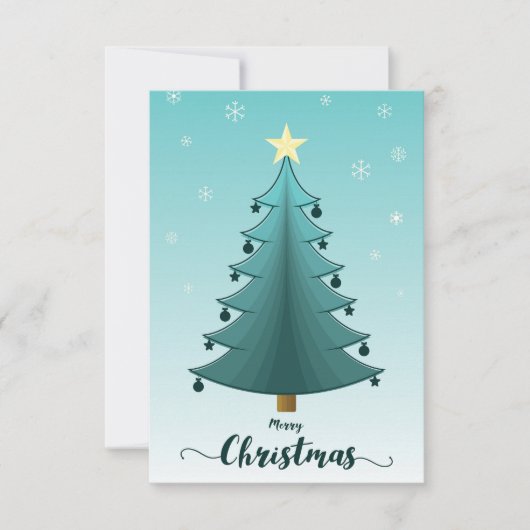 Kerstgroet. Kaart (Voorkant)