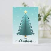 Kerstgroet. Kaart (Staand voorkant)