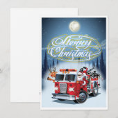 Kerstgroet kaart (Voorkant / Achterkant)