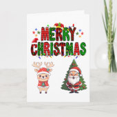 kerstgroet kaart (Voorkant)